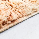 Tapis berbère beni ouarain ocre à losanges colorés 295x192m