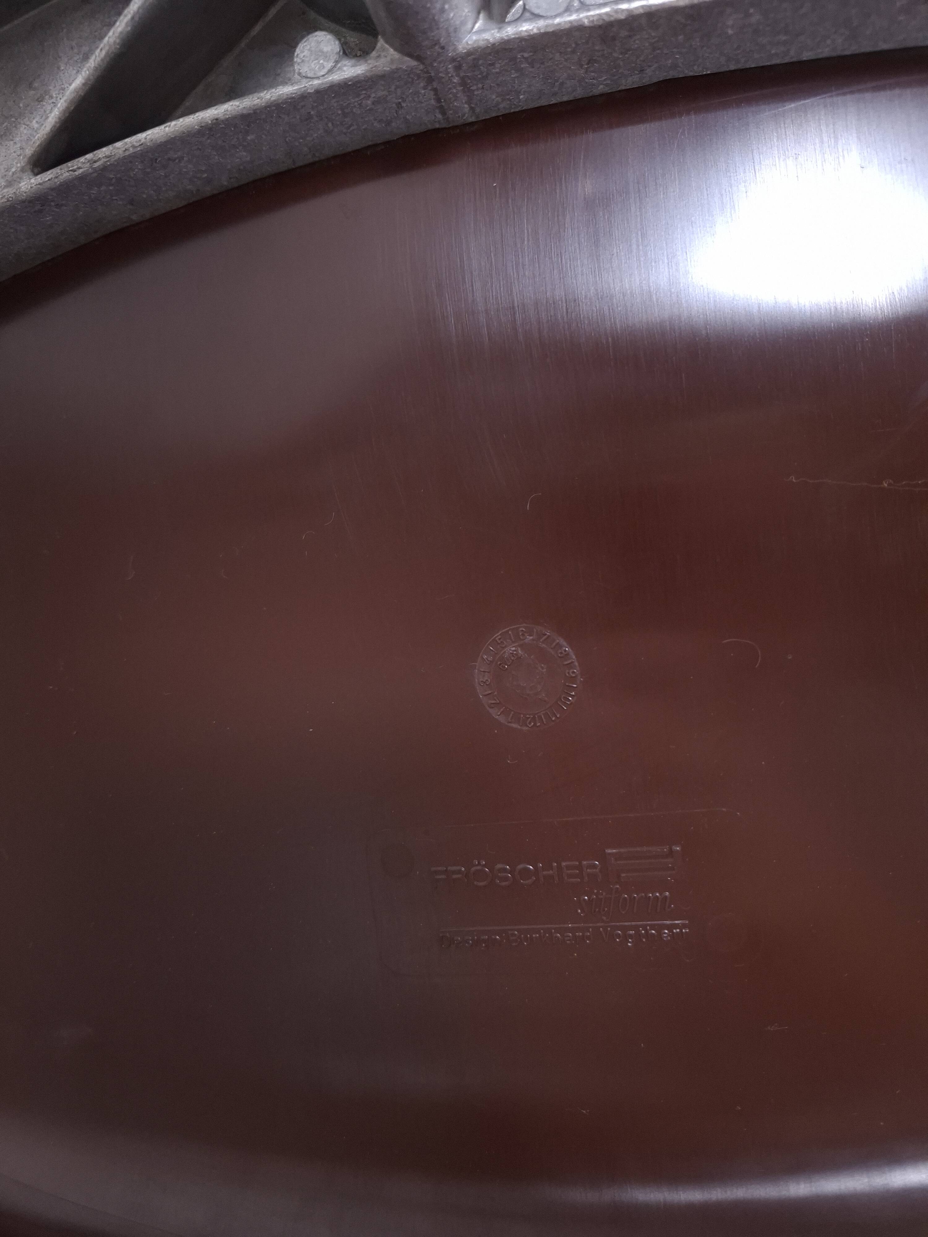 Office chair Burkhard Vogtherr for Fröscher Sitform 1970s, chair 1