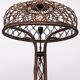 Stunning Wicker floor lamp 1920s Manufacture by L.p.h. de Ridder Amsterdam