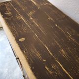 Buffet parisien en bois patiné marron