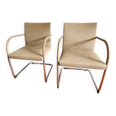 Pair of Cantilever armchairs, Walter Knoll edition.
