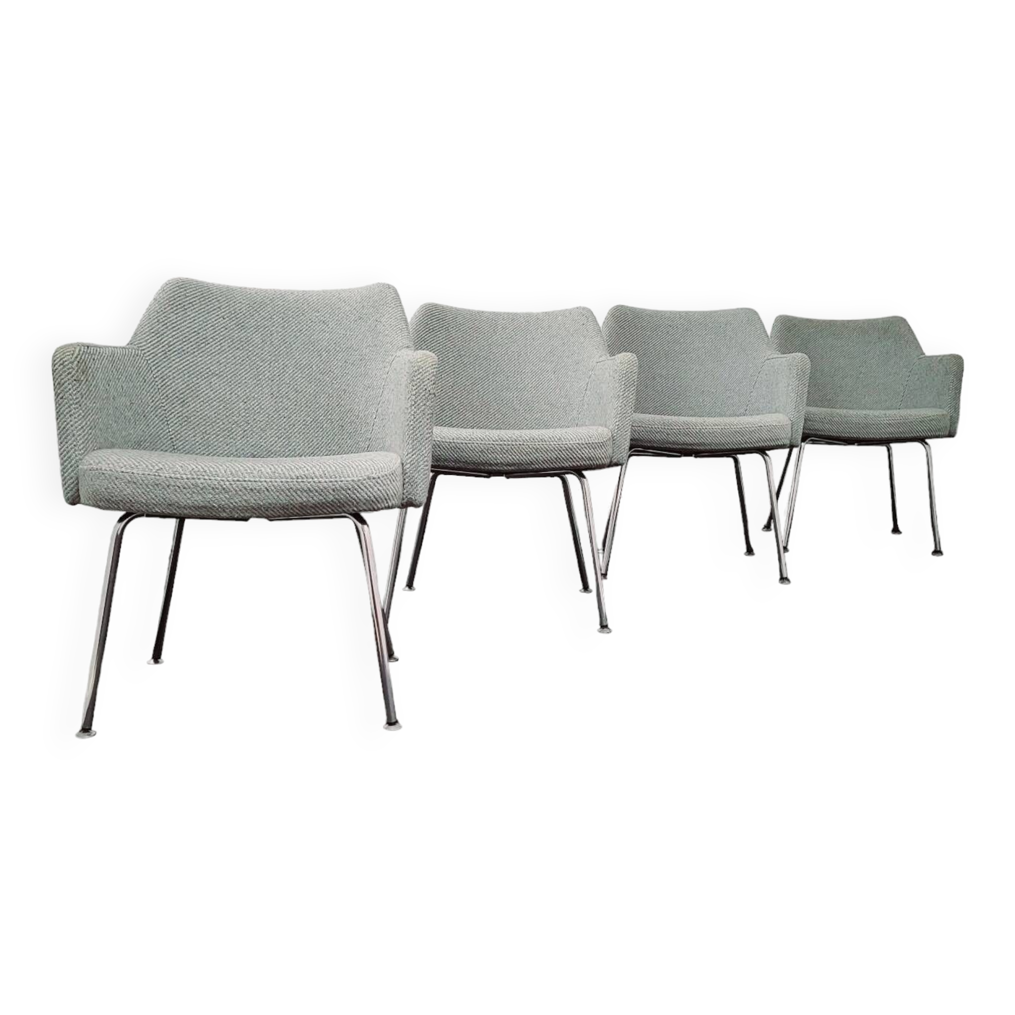 Vintage Armchairs by Hein Salomonson for Ap Originals, 1960s, Set of 4