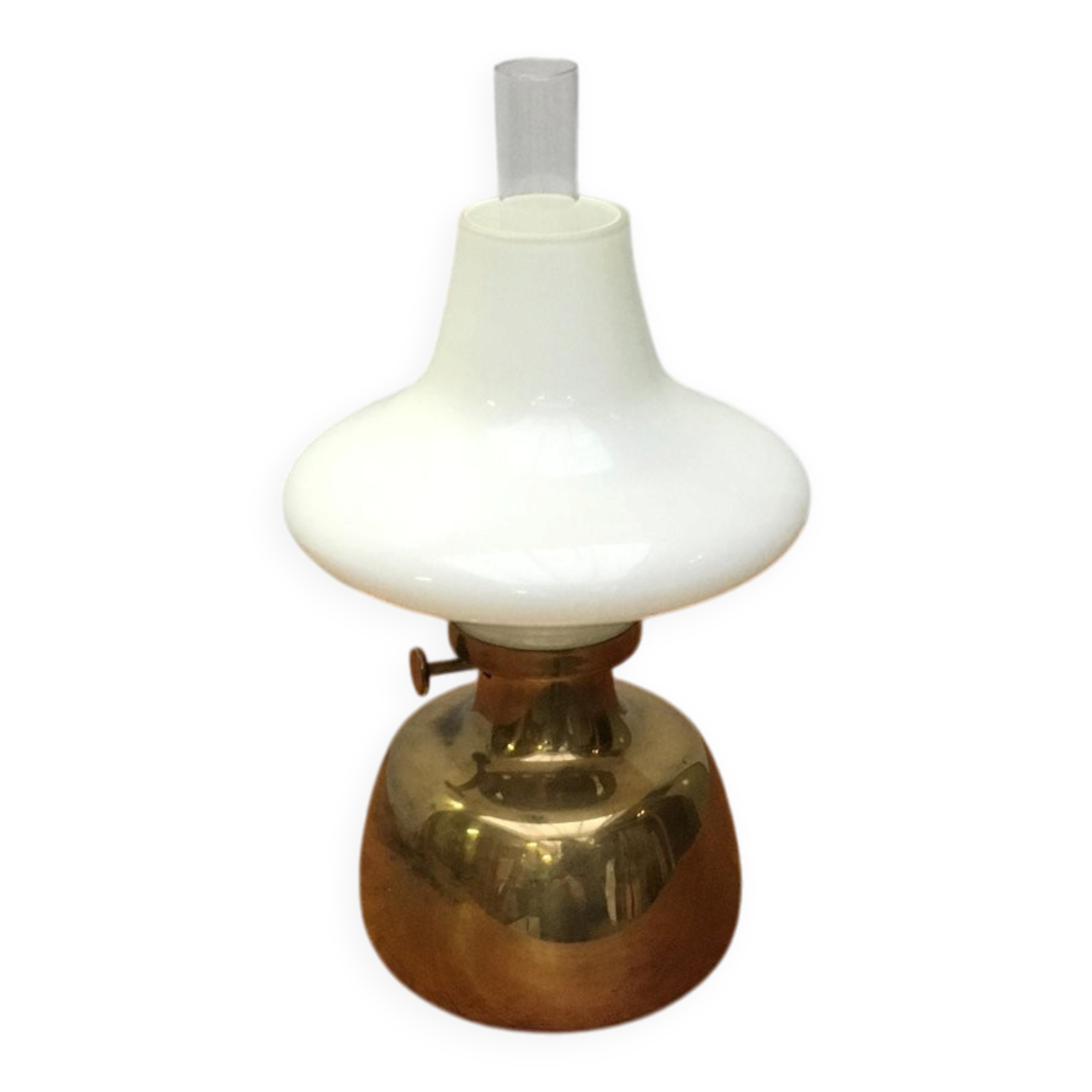 Lampe à huile de table Petronella modèle danois milieu du siècle par Henning Koppel pour Louis Poulsen, années 1960