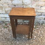 Pull-out tables old marquetry