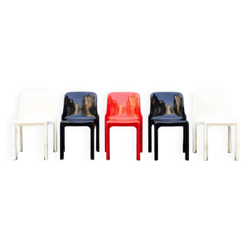 Sedie Selene by Vico Magistretti for Artemide, 1969