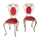 Paire de chaises en fer