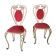 Paire de chaises en fer
