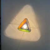 Rockabilly scoubidou tripod lamp, circa 1950