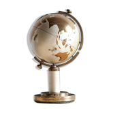 Globe terrestre distributeur de cigarettes en laiton