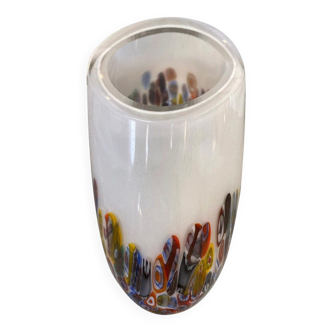 Murano glass vase multicolors