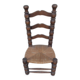 Brutalist chair in the Charles Dudouyt 60's style