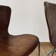 Paire de chaises 3107 - bois & métal