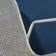 1960 perforated metal garden armchairs