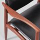 Pair of Scandinavian teak armchairs, model 66