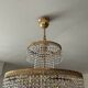 Vintage Crystal Tassel Cascade Chandelier