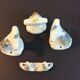 set de 4 patères en porcelaine Manufacture de Couleuvre