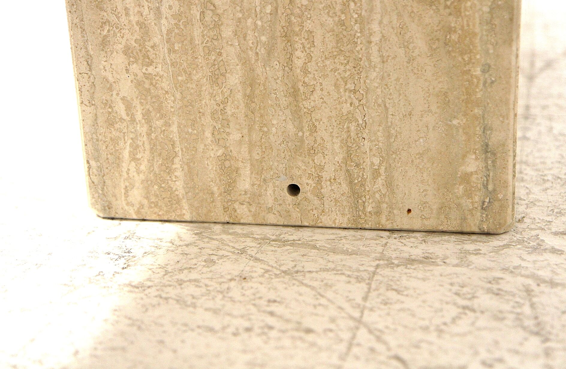 Travertine coffee table, Italy, 1970