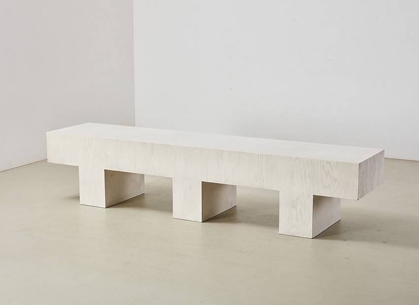 Very rare Izmir Bench by Aldo Cibic for Standard Milano Italy 1992
