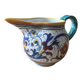 Hand-painted ceramic jug, Deruta