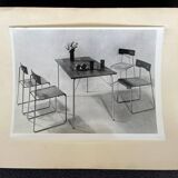 Original photo of furniture by Helmuth Magga - Deutsche Werkstätten / 1957