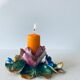 Candlestick flowers in bubble