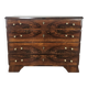 Commode Art Déco en noyer et laiton