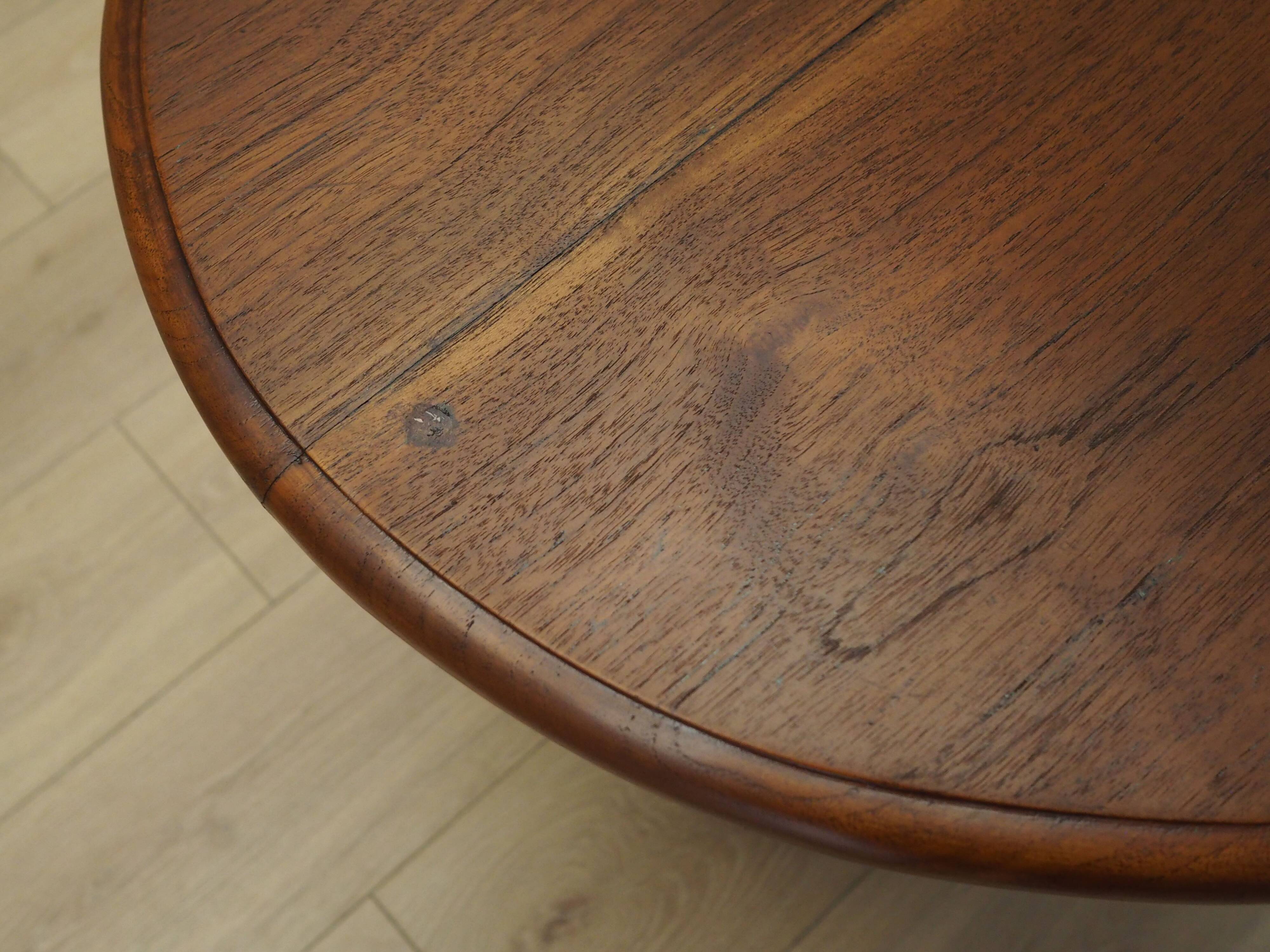 Oak coffee table, Italian design, 1960s, production: Italy