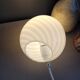 Lampe egg spirale en verre de Murano