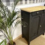 Black vintage Parisian sideboard