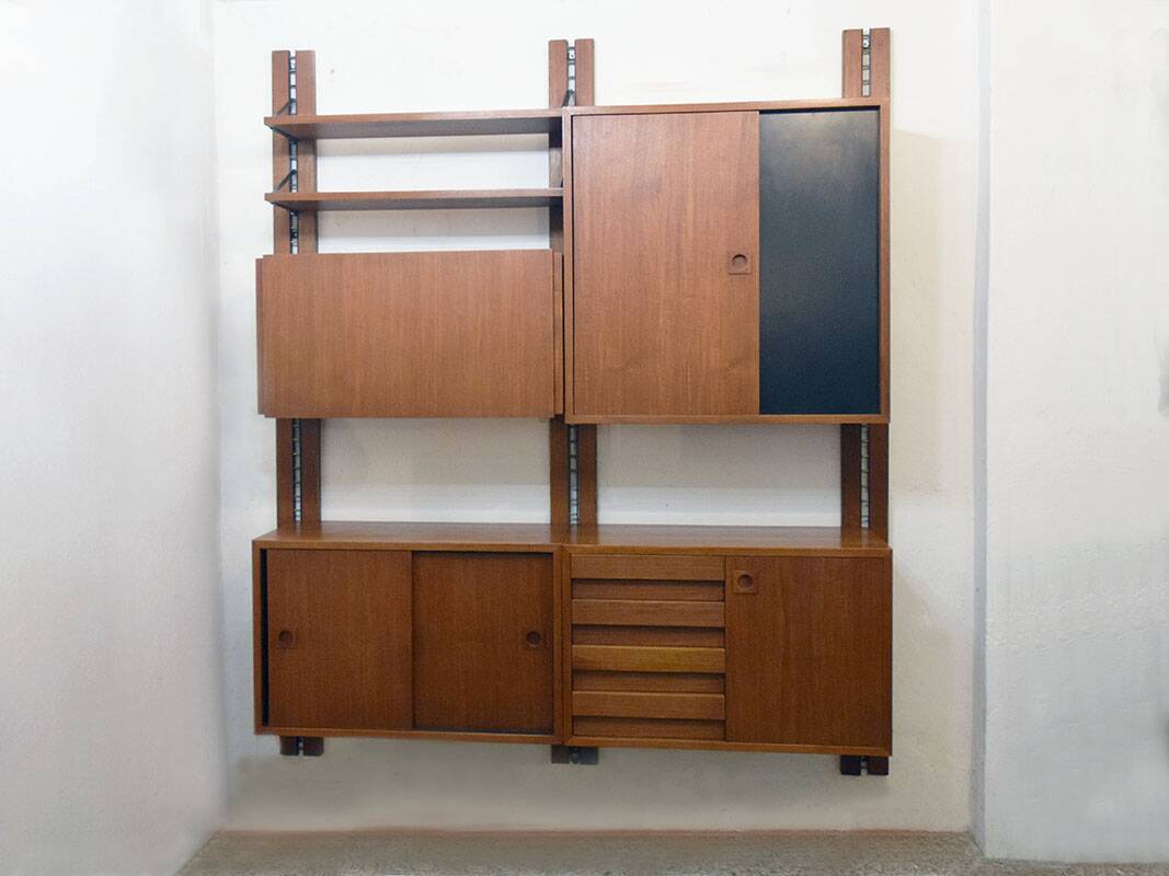 Poul Cadovius modular bookcase, Denmark, 1960s