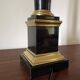 Large black marble lamp 1950