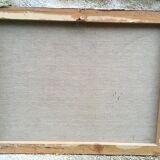 Oil on canvas country scene