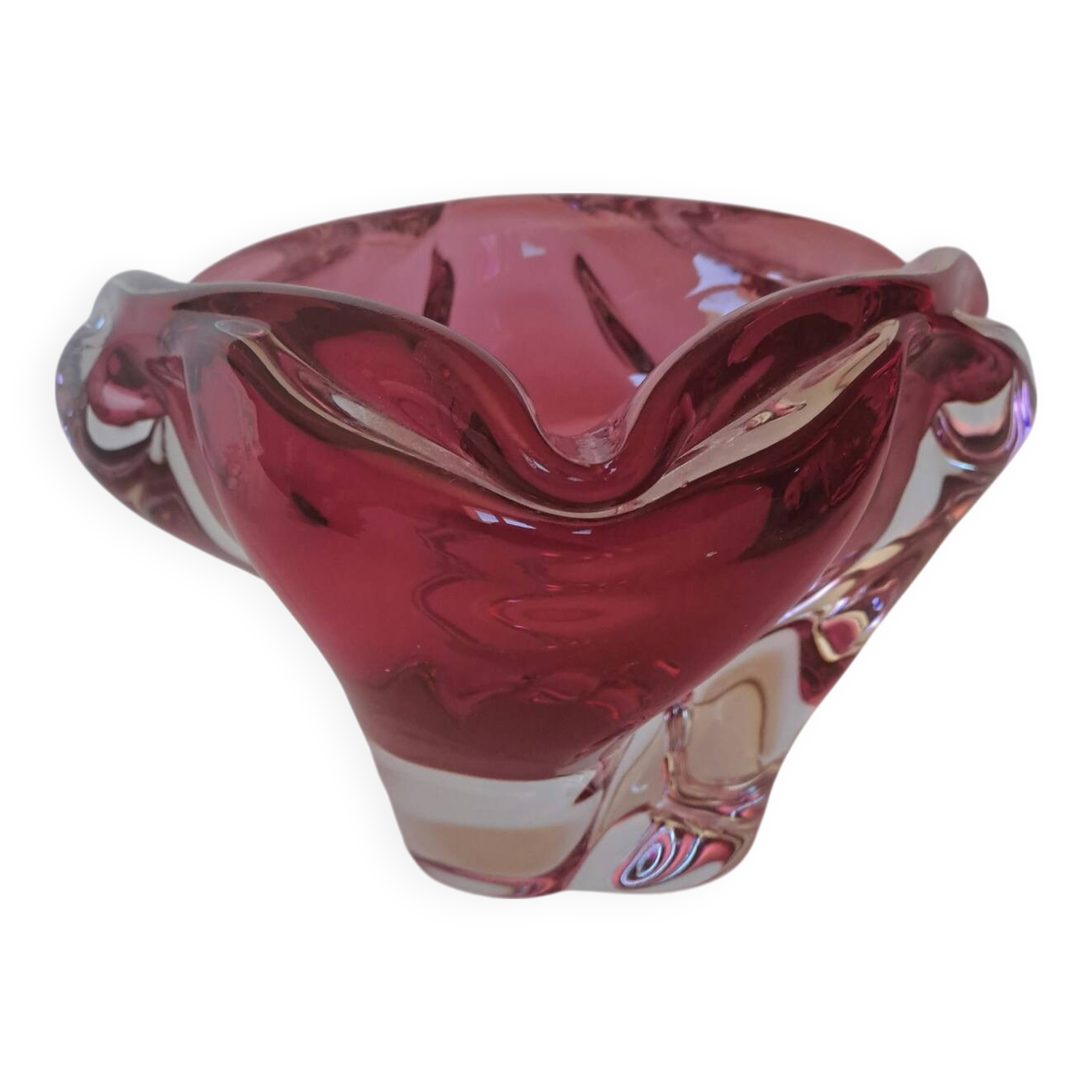 Murano crystal ashtray