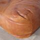 Croissant Sofa in Cognac Leather by Raphael Raffel for Honore Paris, 1970s