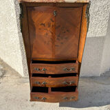 Curved rosewood secretary
