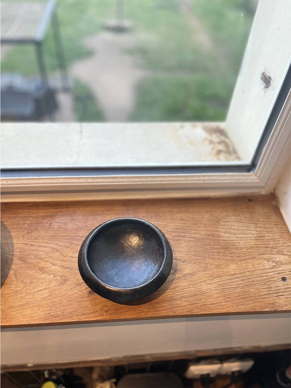 Abron "Kânâh" smoked terracotta bowl duo Ø 15-17 cm | Artisanat A