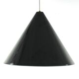 Arne Jacobsen Poulsen black 1960s billiard pendant