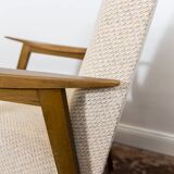 Paire de fauteuils modernes restaurés du milieu du siècle des années 1960