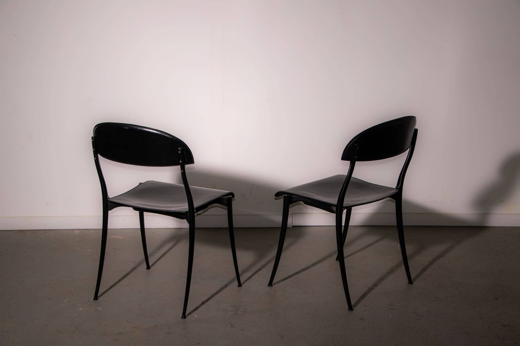 Coro dining chairs by Luigi Origlia, 1980 by Origlia Italy