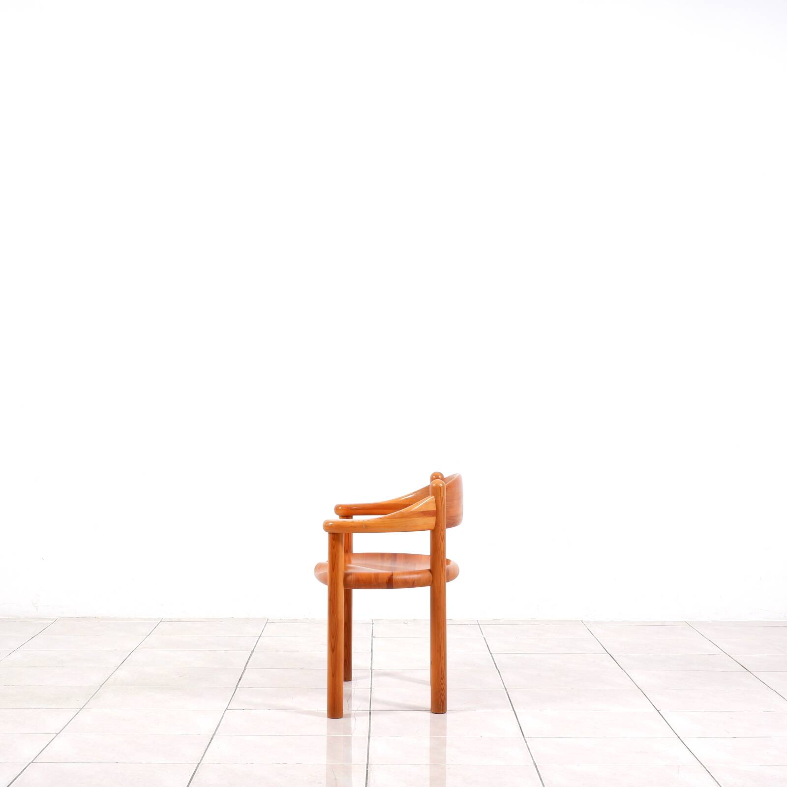 Set of 6 solid pinewood armchairs by Rainer Daumiller for Hirtshals Sawmill