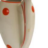 Teapot 50s black and red Bavaria