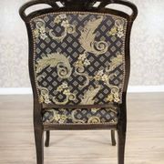 Fauteuil en chêne Art Nouveau du 20e siècle