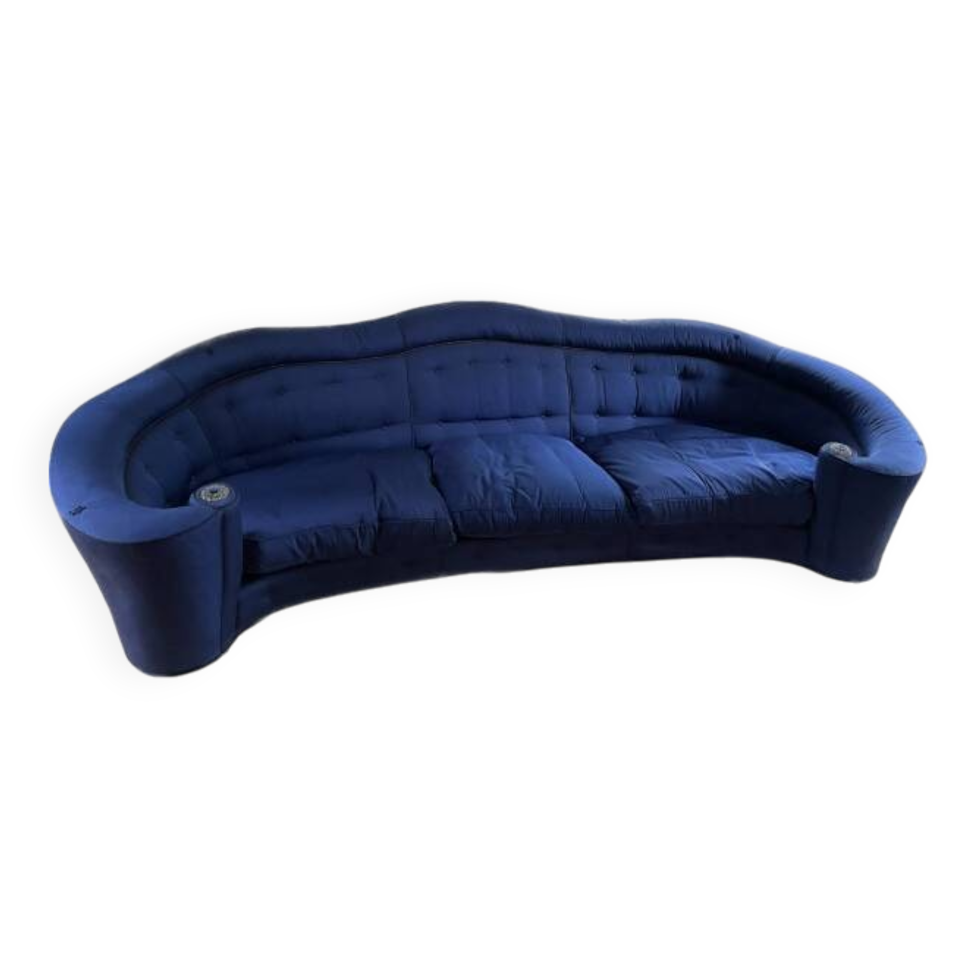 Round canapé, Italian design from the 1950s.