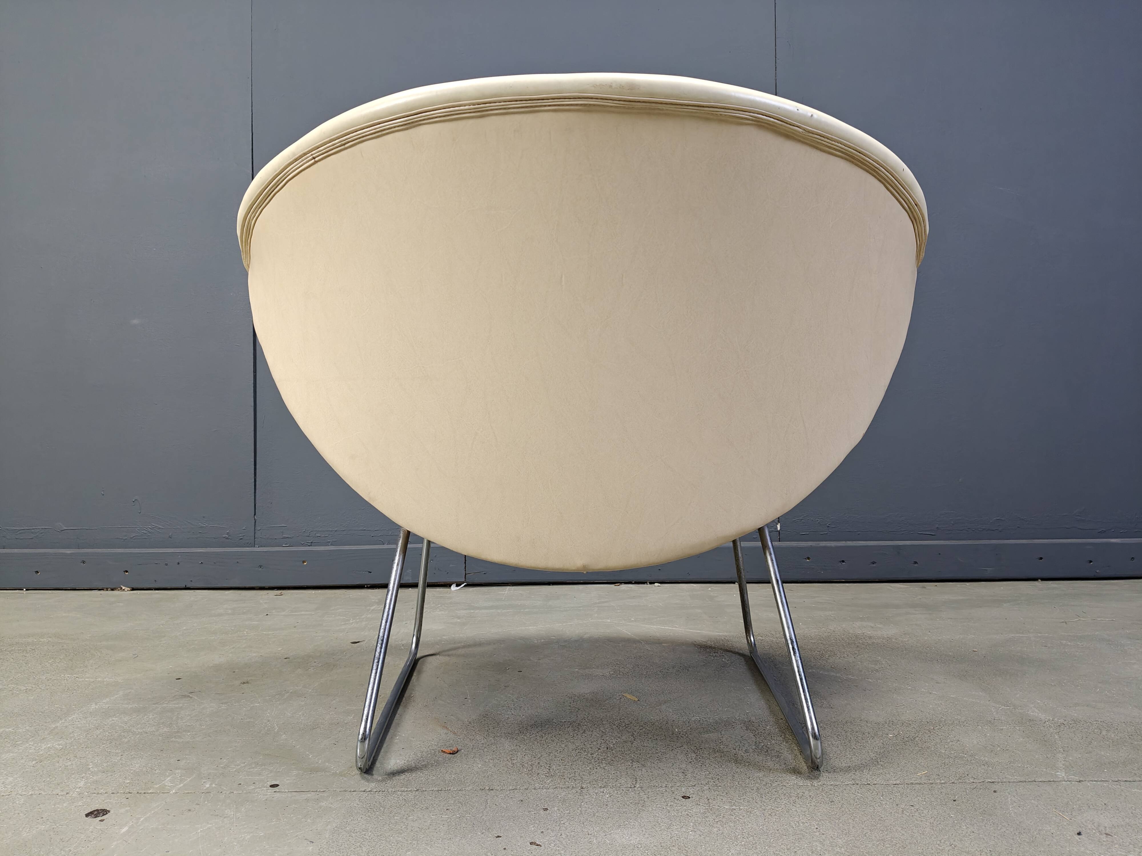 Vintage cocco Chair by Rudolf Wolf for Rohé Noordwolde, 1960s