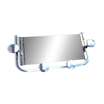 Porte manteaux mural vintage et miroir