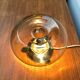 Mid-Century 1960s Space Bulb Glass Table Lamp