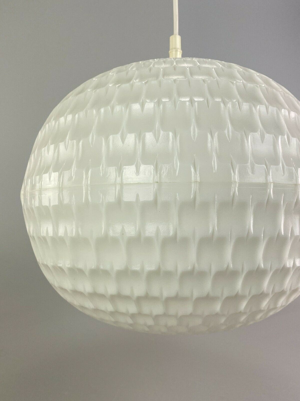 60s 70s Erco lamp light honeycomb ceiling lamp plastic space age design