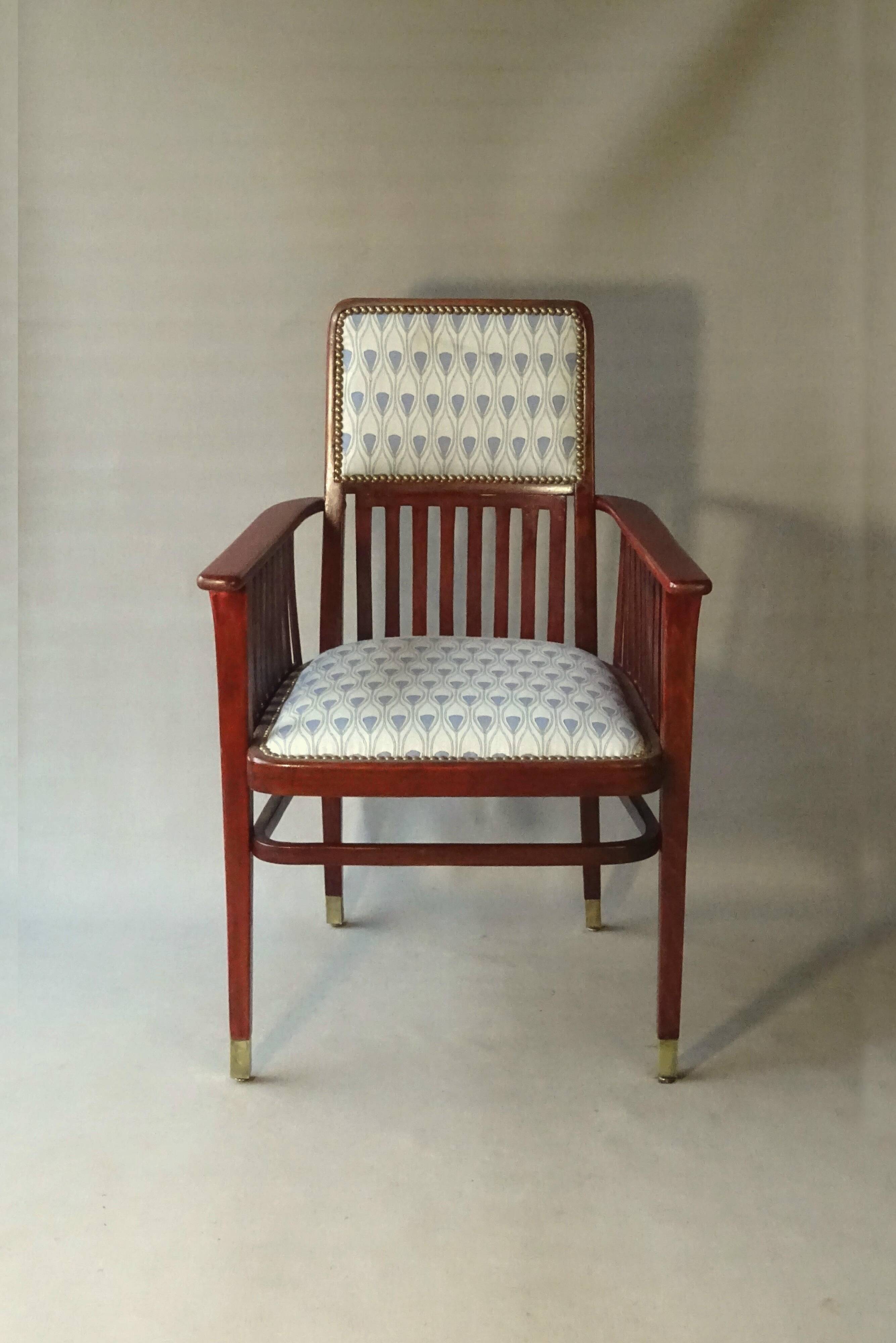 Kohn Vienna Secession Armchair No. 420, Thonet manufacture, 1925