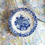 Large hand-painted Royal Delft Blue Holland dish