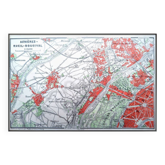 Imprimée en 1914, Rueil, Asnières, Bougival.